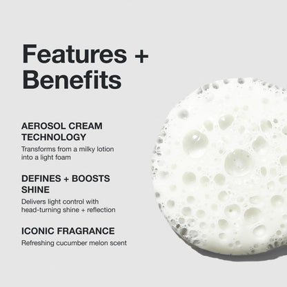 Paul Mitchell Foaming Pomade, Defines Texture + Boosts Shine, For Curly Hair, Wavy + Coily Hair