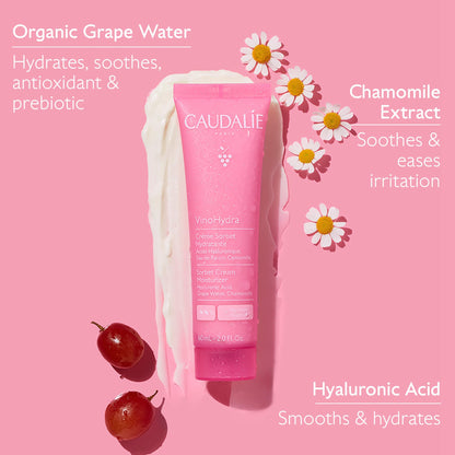 Caudalie VinoHydra Sorbet Cream Moisturizer with Hyaluronic Acid - 60 mL