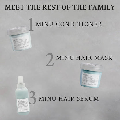 Davines MINU Hair Mask | Nourish and Brighten Color Treated Hair | Smooth and Add Shine