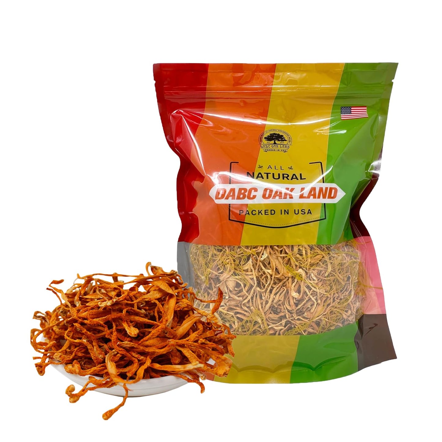 16OZ Cordyceps Flower, 100% Natural Dried Cordyceps Mushroom Supports Energy Immune Function for Soup/Cooking/Cooling/Tea