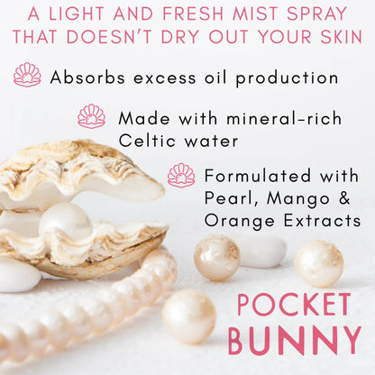TONYMOLY Pocket Bunny Facial Mist - Hydrating & Refreshing Face Spray with Aloe & Berry Extracts - Moisturizing Korean Facial Mist, Cute Travel Size, K-Beauty Gift, Easter Basket Stuffer