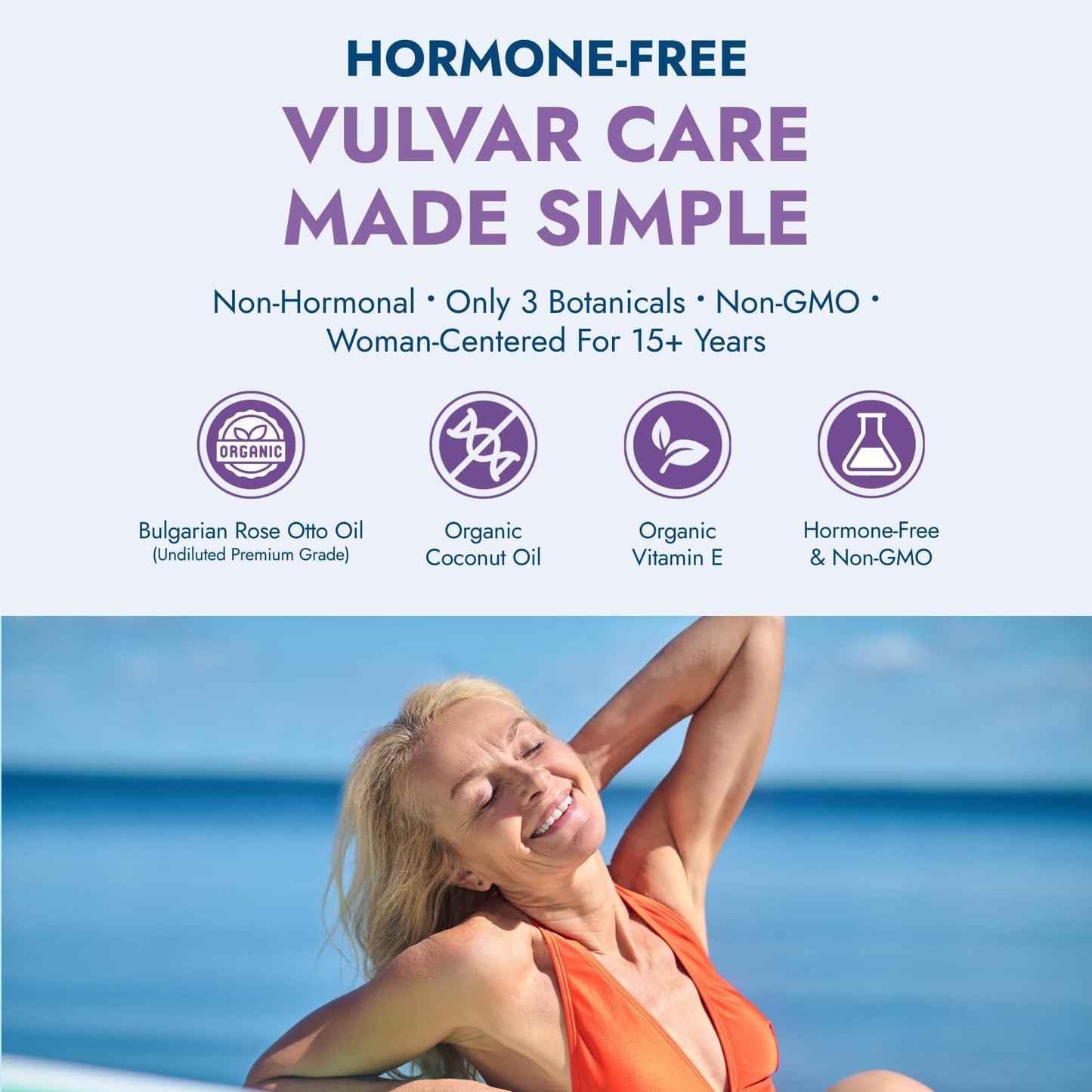 Down There Oil - External Intimate V Support for Dryness, Moisturization, Comfort and Confidence - Great for Daily Use - Estrogen-Free Intimate Oil for Feminine Care - 5 ml