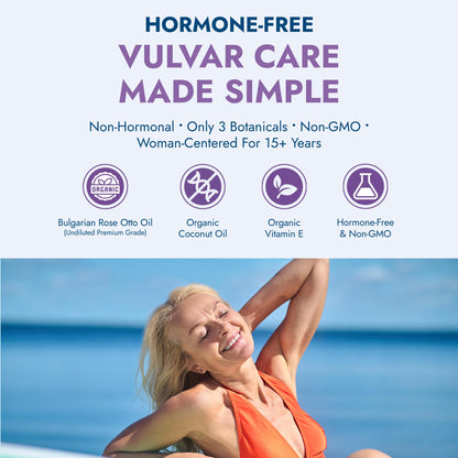 Down There Oil - External Intimate V Support for Dryness, Moisturization, Comfort and Confidence - Great for Daily Use - Estrogen-Free Intimate Oil for Feminine Care - 5 ml