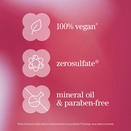 Pureology Smooth Perfection Shampoo - For Frizzy and Color Treated Hair, Smooths Hair & Controls Frizz, Sulfate-Free & Vegan