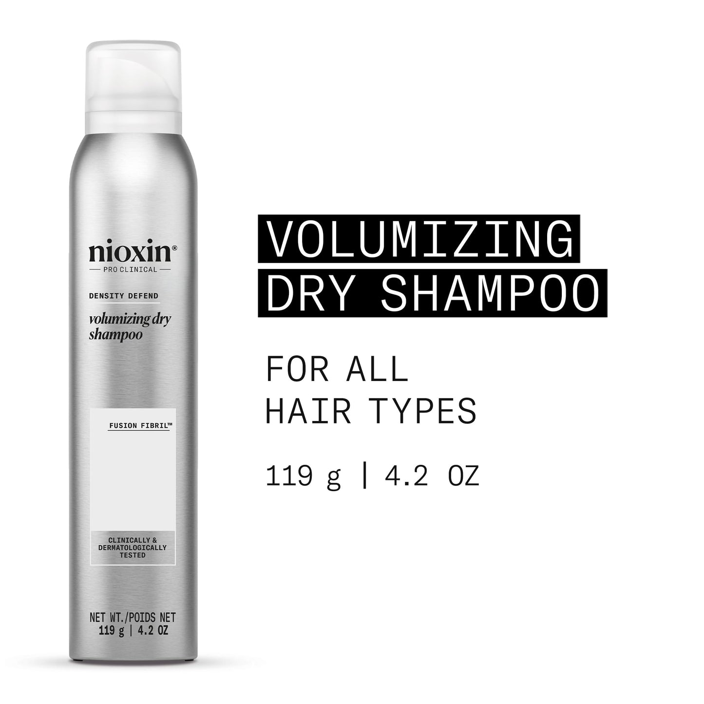 Nioxin Density Defend Volumizing Dry Shampoo for Fine Hair | Increases Hair Density | Instant Fullness | 4.2 Fl oz.