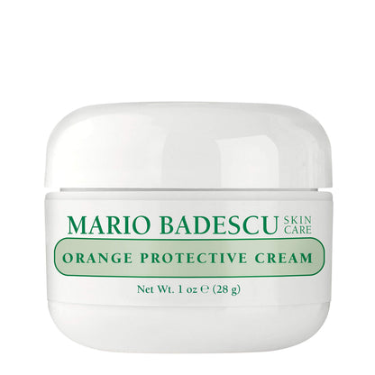 Mario Badescu Orange Protective Face Cream - Radiance-boosting Face Moisturizer Infused with Orange Peel Extract - Replenishes Skin & Helps Defend Against Dehydration, 1 Oz