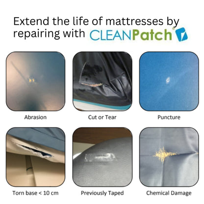 Diversey 11003 CLEANPatch Medical Surface Repair Patch for Hospital Beds & Stretchers, 2-Inch Round Patch (10 Patches), 1-Box