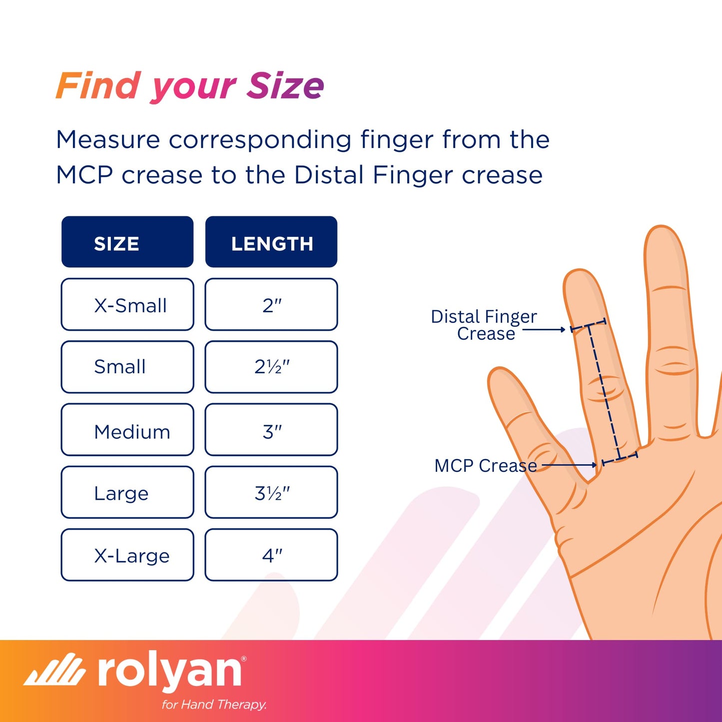 Rolyan Sof-Stretch Finger Extension Splint, Large, White, Finger Brace with Adjustable Fit, Latex-Free Finger Support for PIP Joint Extension, Boutonniere Deformity, Trigger Finger, and Edema