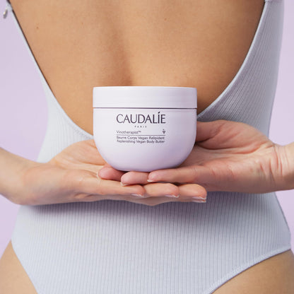 Caudalie Vinotherapist Replenishing Vegan Body Butter with Shea Butter and Grape-seed Oil, Addresses Itching Caused by Eczema and Other Skin Conditions - 250 mL