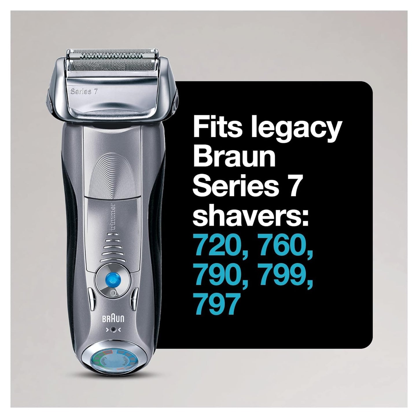 Braun Series 7 70S Electric Shaver Head Replacement Cassette – Silver