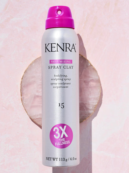 Kenra Volumizing Spray Clay 15 | Bodifying, Fullness Spray | 3X The Fullness | Medium Hold | Provides Texture & Volume With A Long-Lasting Finish | All Hair Types