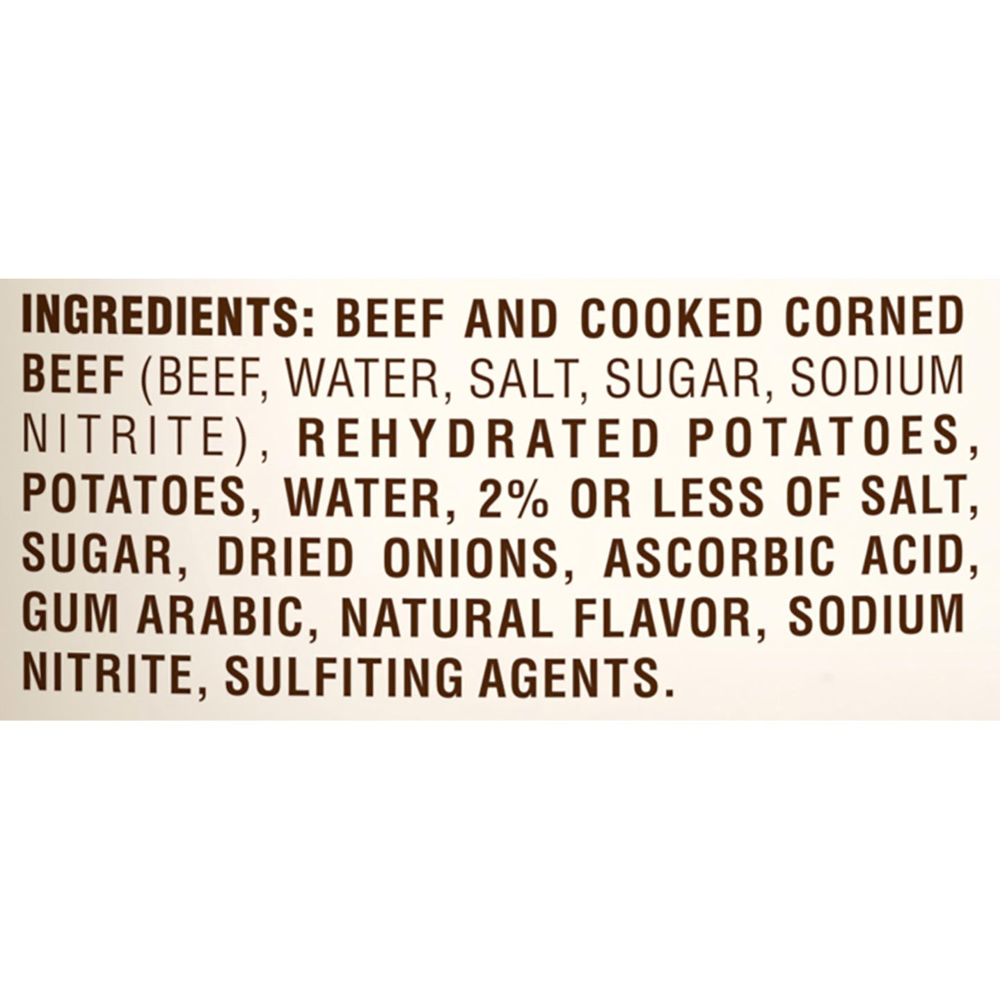 Chef-mate Corned Beef Hash, Canned Food and Canned Meat, 6 lb 11 oz (#10 Can Bulk)