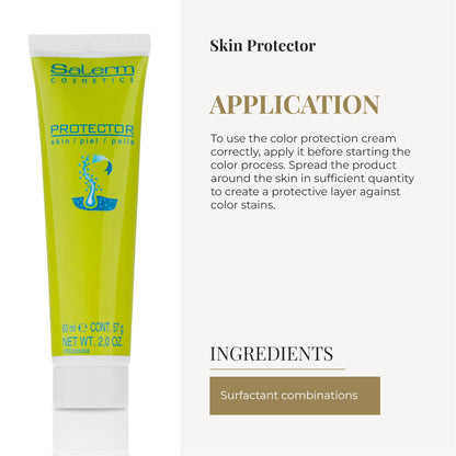 SALERM - Skin Protector - Protector Skin - 60 ml - Prevents Hair Dye Stains on Skin - Prevents Itching in Sensitive Areas - Easy to Apply