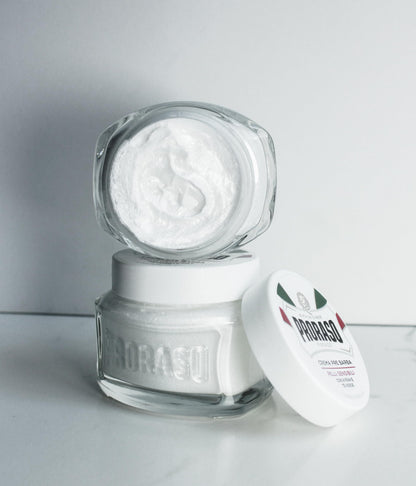 Proraso Pre Shave Conditioning Cream - Oatmeal & Green Tea - Nourishing & Gentle Formula for Sensitive Skin - Premium Italian Pre Shave Cream - 3.6oz