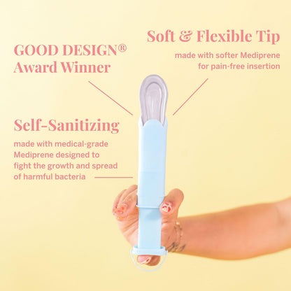 Pixie Menstrual Disc Collection - 2 Reusable Period Discs with Applicator, Sterilizer, Feminine Wash & Totes for Feminine Care, Tampon-Style Insertion - All-in-One Easy Period Solution