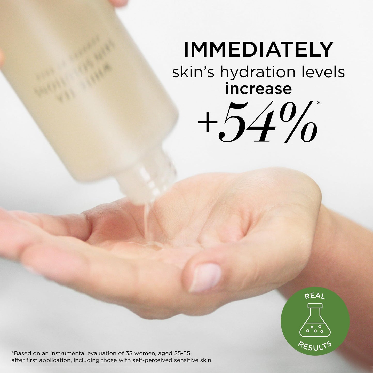 Elizabeth Arden White Tea Skin Solutions Moisture Infusing Bi-Phase Toning Lotion, Hydrating Face Toner, Alcohol-Free & Vegan, 6.76 fl oz (Pack of 1)