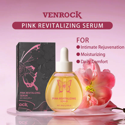 VENROCK Pink Revitalizing Serum for Women, Intimate Moisturizer with Ginseng Extract – pH Balanced, Fragrance Free, Paraben Free, 30ml