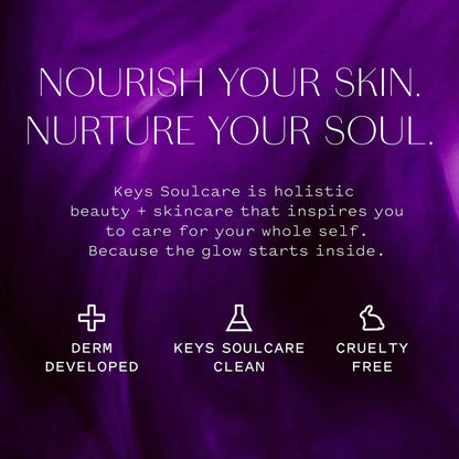 Keys Soulcare Natural Beauty Makeup Blending Sponge, Gentle + Angled for Precise Application, Blends Creams, Liquids & Powders, Vegan, Cruelty Free