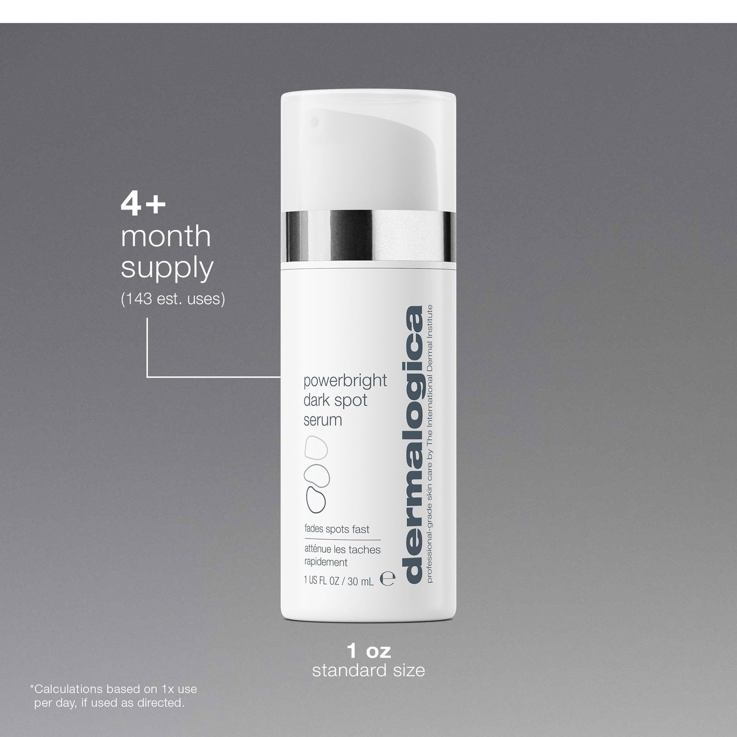 Dermalogica Powerbright Dark Spot Face Serum, Visibly Fades Dark Spots in Days and Helps Prevent Future Dark Spots - Boosts Skin's Natural Luminosity, 1 Fl Oz