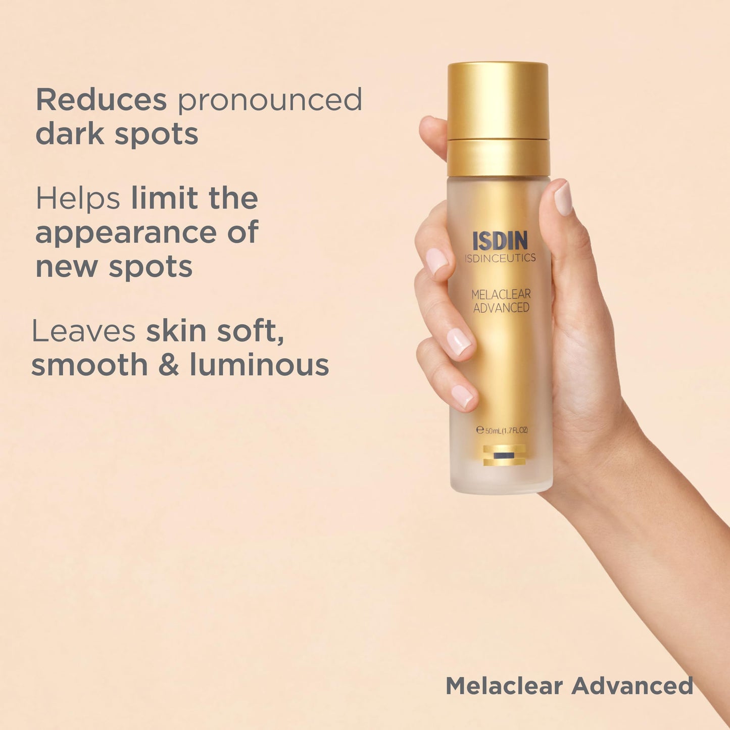ISDIN Isdinceutics Eco-Refill Melaclear Advanced - Dark Spot Corrector for Face with Niacinamide 1.7 FL OZ (50 ml).