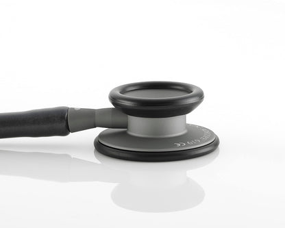 ADC - 619SM Adscope Lite 619 Ultra Lightweight Clinician Stethoscope with Tunable AFD Technology, Smoke Finish with Metallic Gray Tubing