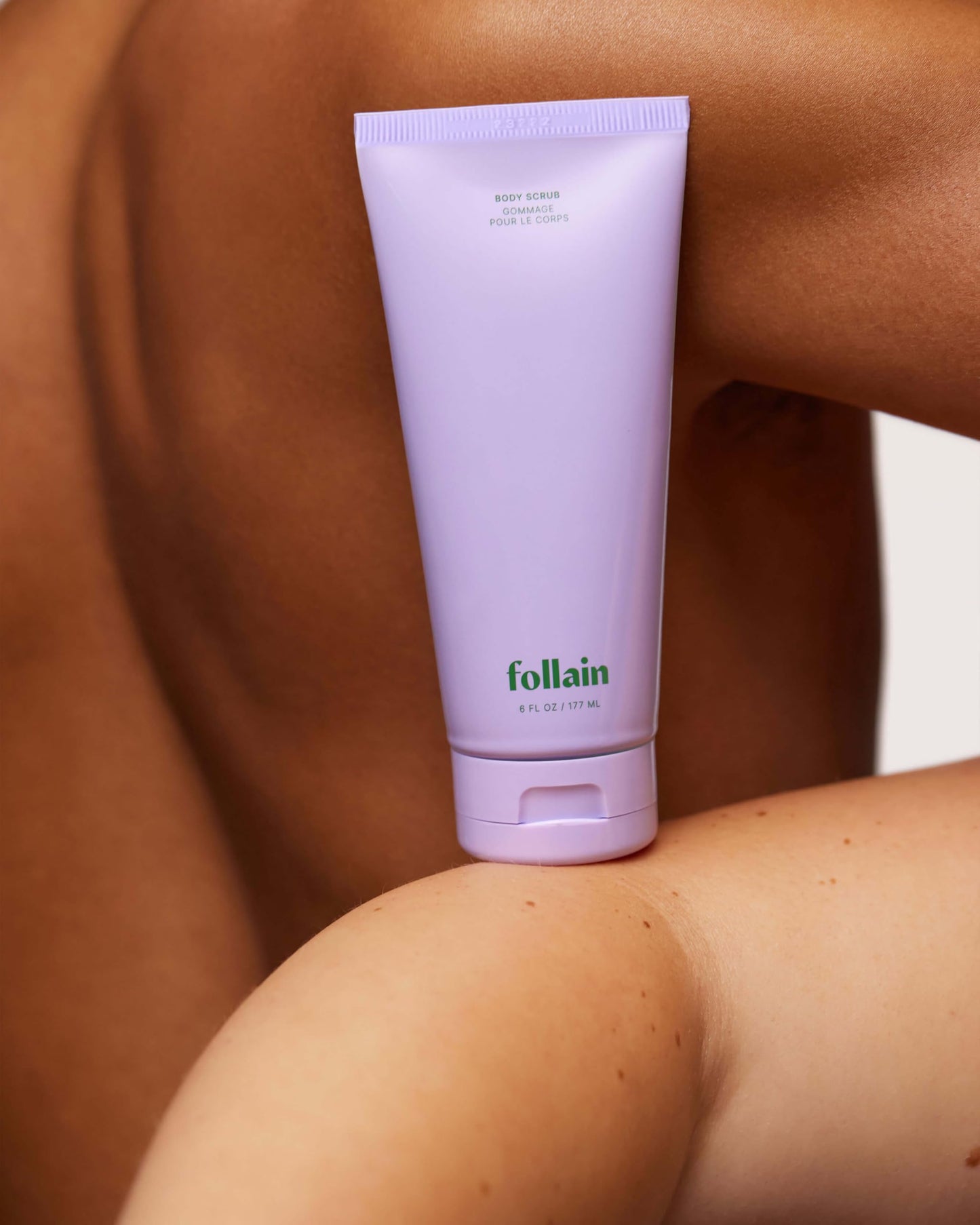 Follain Exfoliating Glycolic + Salicylic Acid Body Scrub for Dull, Dry Skin | Resurfacing AHA + BHA Clay Body Polish for Softer, Smoother Skin - Clean Beauty, Vegan & Cruelty-Free