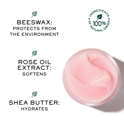 NUXE Very Rose Organic Lip Balm, 100% Natural Moisturizing Treatment for Dry Lips With Shea Butter & Beeswax, 0.52 Oz