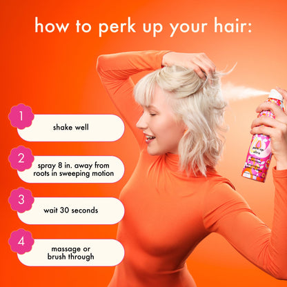 amika perk up ultra oil control dry shampoo | cleans + refreshes scalp + roots, absorbs + helps control oils, extends styles between washes, for all hair types with extra oily scalps