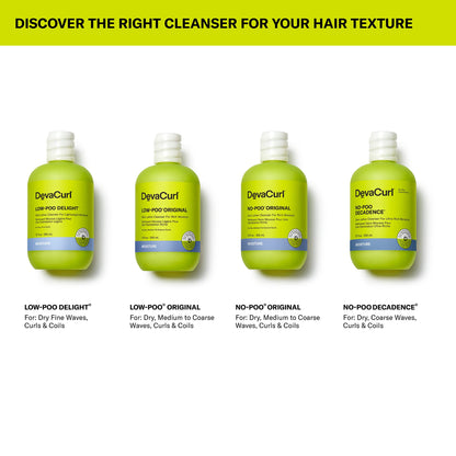 DevaCurl No-Poo Decadence Non-Lathering Cleanser for Ultra-Rich Moisture | Nourished | Bouncy | Shiny | All Curl Types