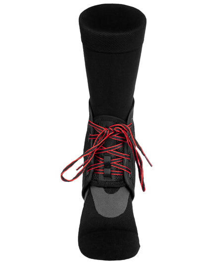 MUELLER Sports Medicine AFT3 Ankle Brace, Ankle Pain Relief Support for Men and Women, Ideal for Sprains, Strains, Arthritis, Black