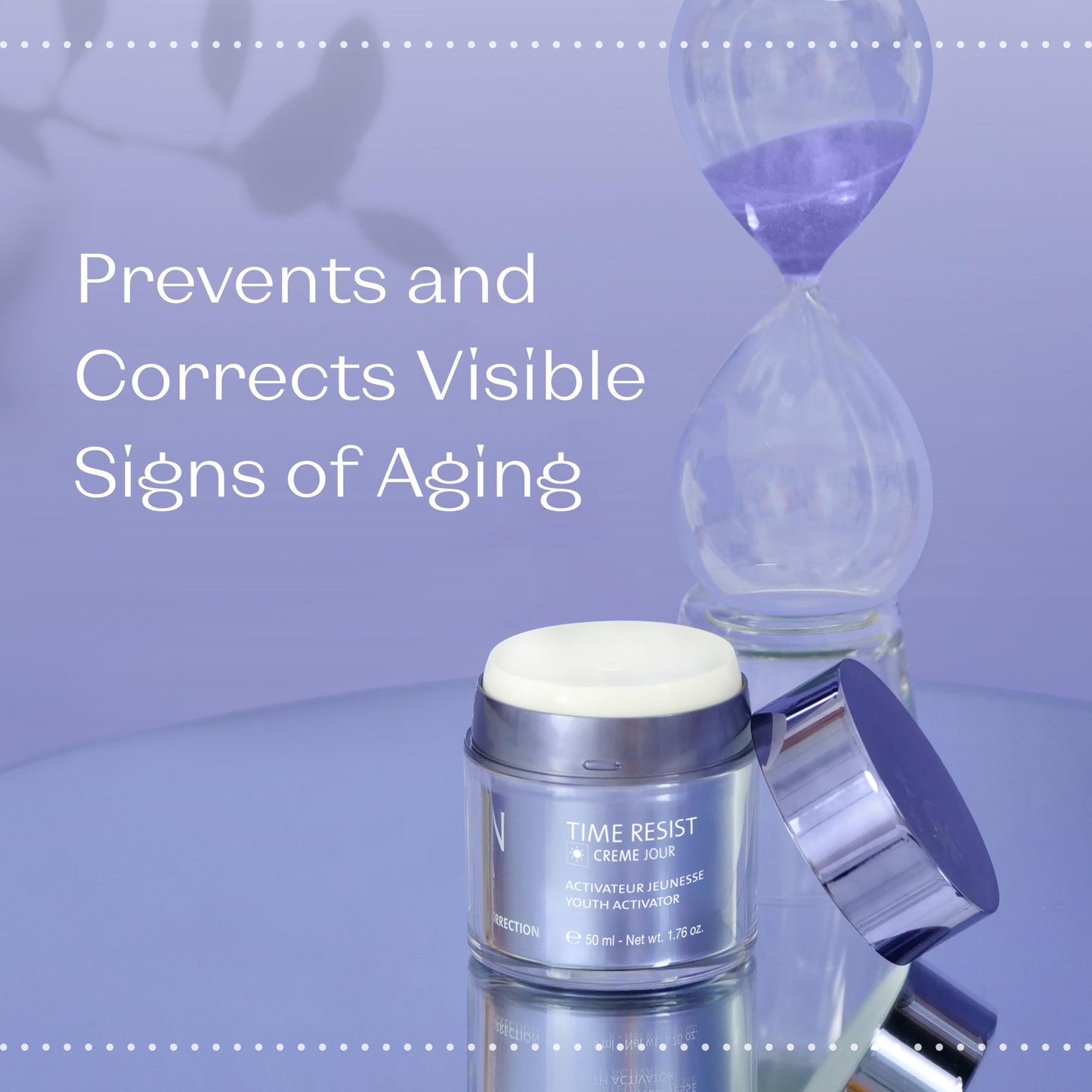 Yonka Time Resist | Anti-Aging Cream with Youth Activating Complex | Firming Anti-Wrinkle Moisturizer for Face and Neck | Paraben-Free | 1.76 oz