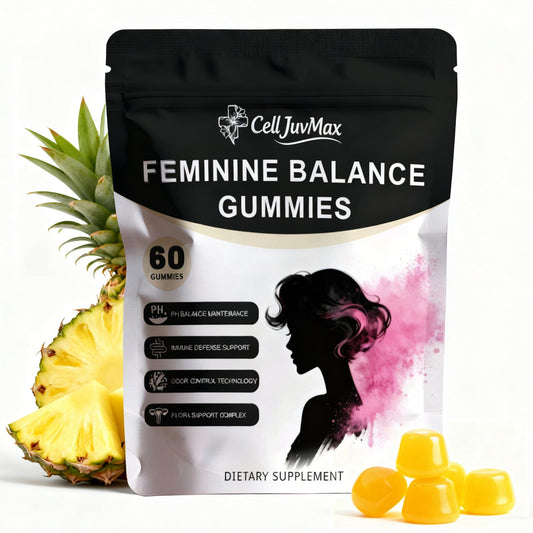 Feminine Balance Gummies for Women,pH Balance & Odor Control, Immune & Vaginal Health Support, Sugar-Free Gluten-Freet (1)