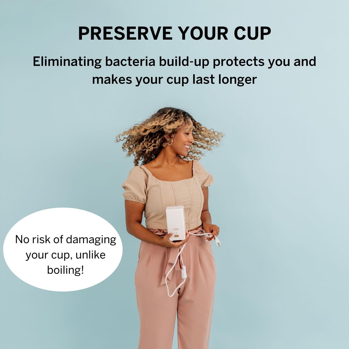 Menstrual Discs with Sterilizer - Ranked 1 for Most Comfortable Soft Reusable Period Disc - Kills 99.9% of Germs with Cleaner Steamer - Wash Your Disc in 3 Minutes! - Compact Sanitizer Kit
