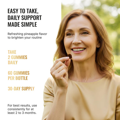 Perimenopause Support Gummies for Women - Menopause Relief Estrogen & Hormone Balance Supplement with Black Cohosh Chasteberry Vitamins D3 B6 for Hot Flashes Night Sweats & Mood Swings