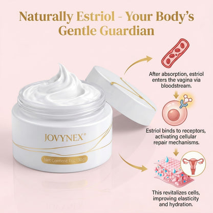 Estriol Cream for Menopausal Women: Bioidentical Natural Vaginal Care for Dryness, Gentle Fast-Absorbing Refreshing Feel, 1oz 30-Day Supply