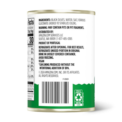 Amazon Grocery, Black Ripe Sliced Olives, 3.8 Oz