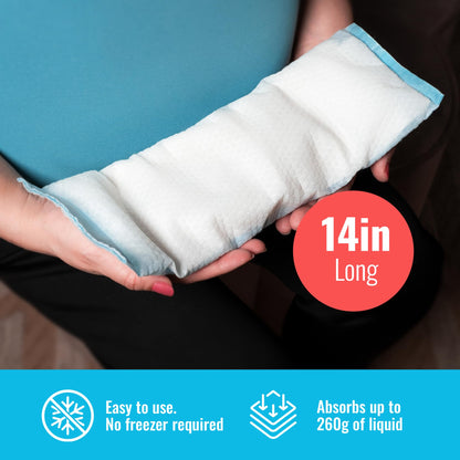 ICEWRAPS Instant Postpartum Cold Pads for Women After Birth – Ice Packs for Postpartum Care, Easy to Activate (Squeeze to Use) Stays Cold up to 20 Min, 12 Pack, Disposable Pads – FSA-HSA Eligible