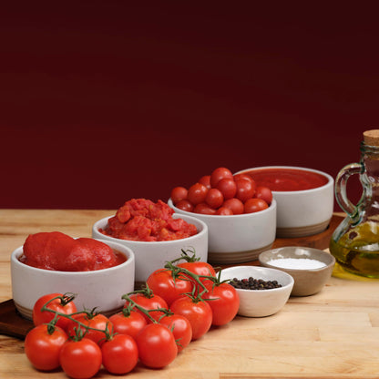 Isola Italian Cherry Tomatoes, 14 oz Can, Whole Tomatoes Grown in Southern Italy, Packed in Juice with Sweet and Acidic Balance, No Salt or Preservatives, Ideal for Sauces and Roasting
