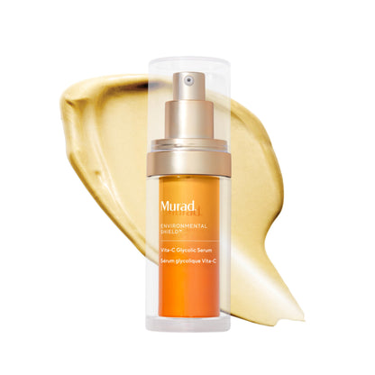 Murad Vita-C Glycolic Serum - Advanced Brightening Vitamin C and Glycolic Acid Face Serum for Improved Skin Tone and Texture - Gold-Stabilized Vitamin C for Enhanced Efficacy and Potency