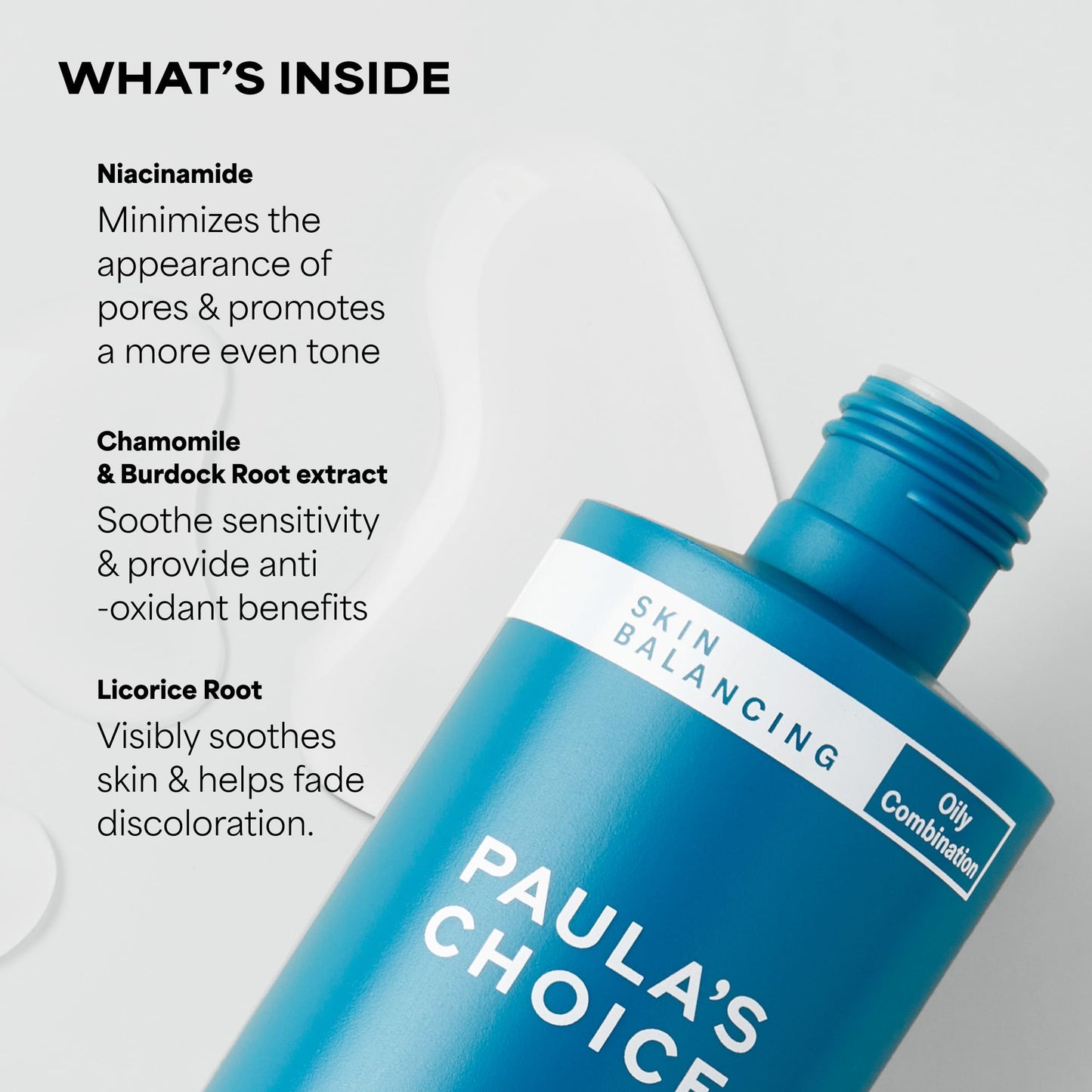 Paula's Choice SKIN BALANCING Pore-Reducing Face Toner with Niacinamide, for Oily Skin & Combination, Minimizes Large Pores, Controls Oil & Shine, Hydrates & Replenishes, Fragrance-Free