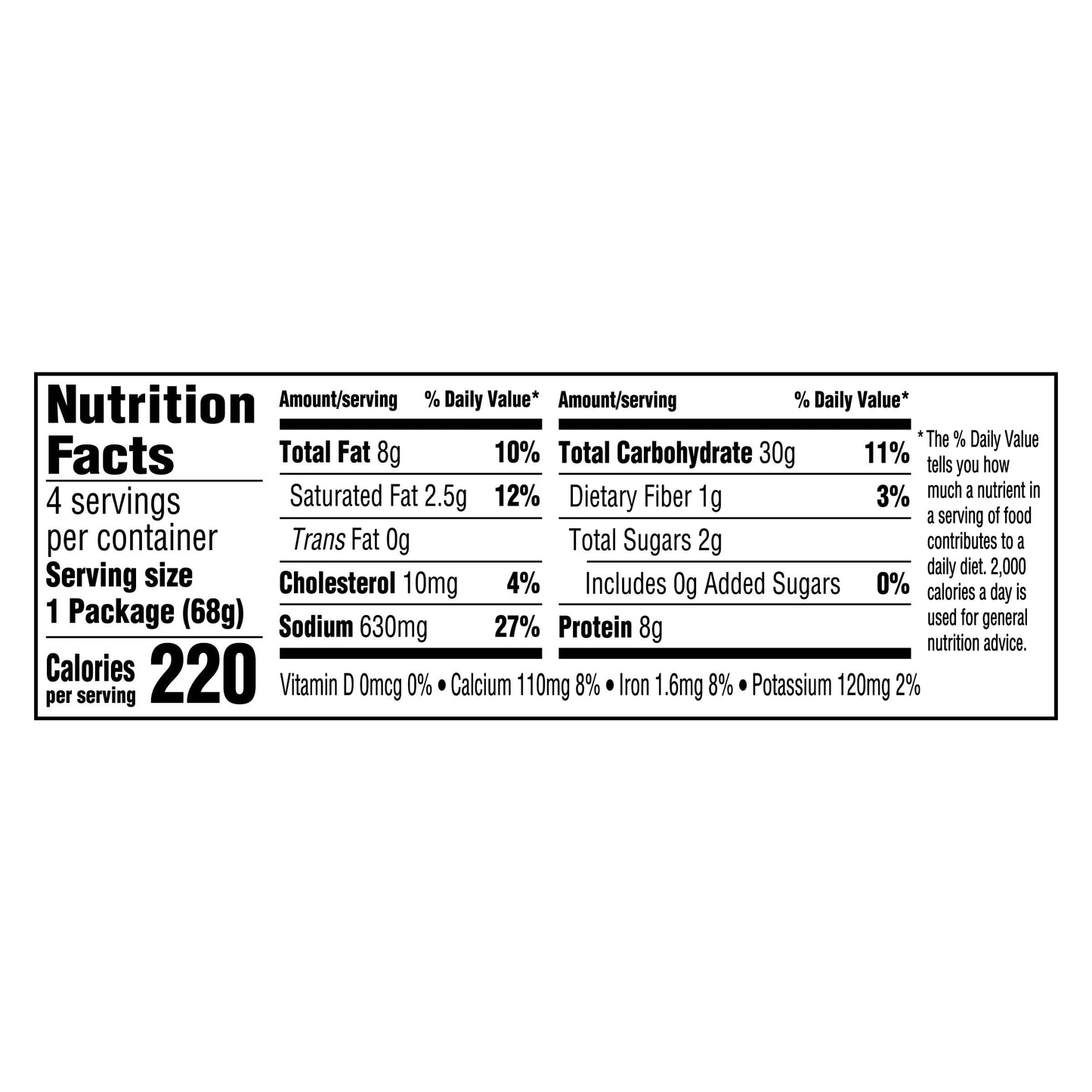 Kraft Deluxe Mac and Cheese, 4 Cups, for Easy Dinner or Dinner Sides, Original Flavor, No Artificial Flavors or Dyes, 2.39 oz