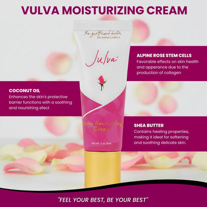 Julva® Feminine Cream for Women – Doctor-Formulated Intimate Moisturizer – Supports Skin Hydration, Comfort & Confidence
