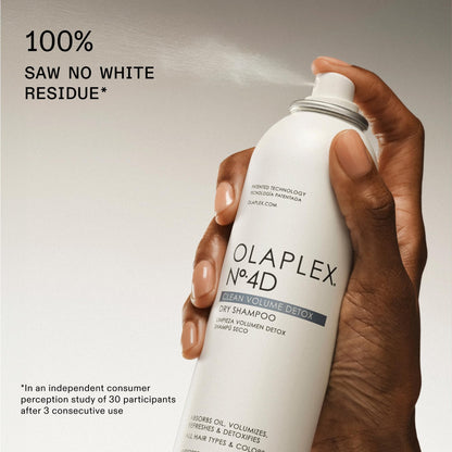 Olaplex No. 4D Clean Weightless Volume Dry Shampoo, Detoxifies Scalp, Neutralizes Odor, Leaves Hair Feeling Clean, For All Hair Types