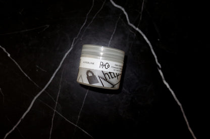 R+Co HYPERLINK Fiber Stretch Pomade – Hair Styling Pomade for Hold & Flexibility, Adds Texture & Definition, All Hair Types