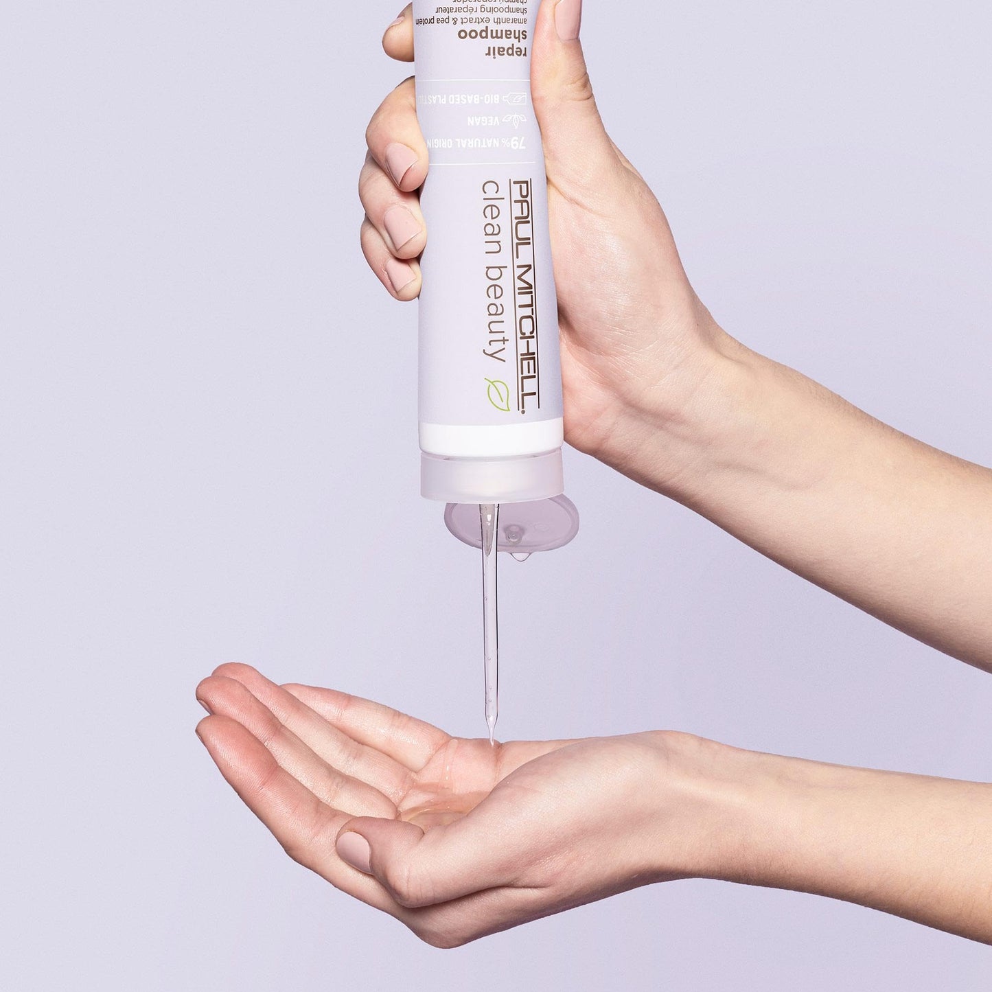 Paul Mitchell Clean Beauty Repair Shampoo, Strengthens and Protects, For Damaged, Brittle Hair