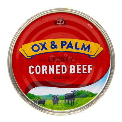 Ox & Palm Corned Beef, Original Chunky Style, 11.5 Ounce (Pack of 1)