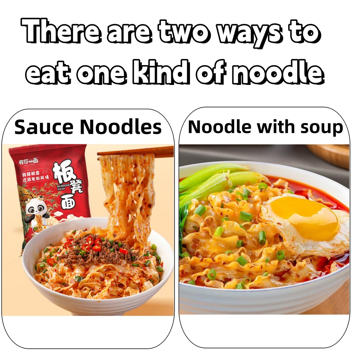 Chili Crisp Sliced Ramen Noodles - Asian Non-fried Sun-Dried Wavy Knife Cut Noodle, Sichuan Red Oil Spicy Instant Wide Ramen Snacks Food, Soup or Dry Noodles Can Be Used (Pack of 4)