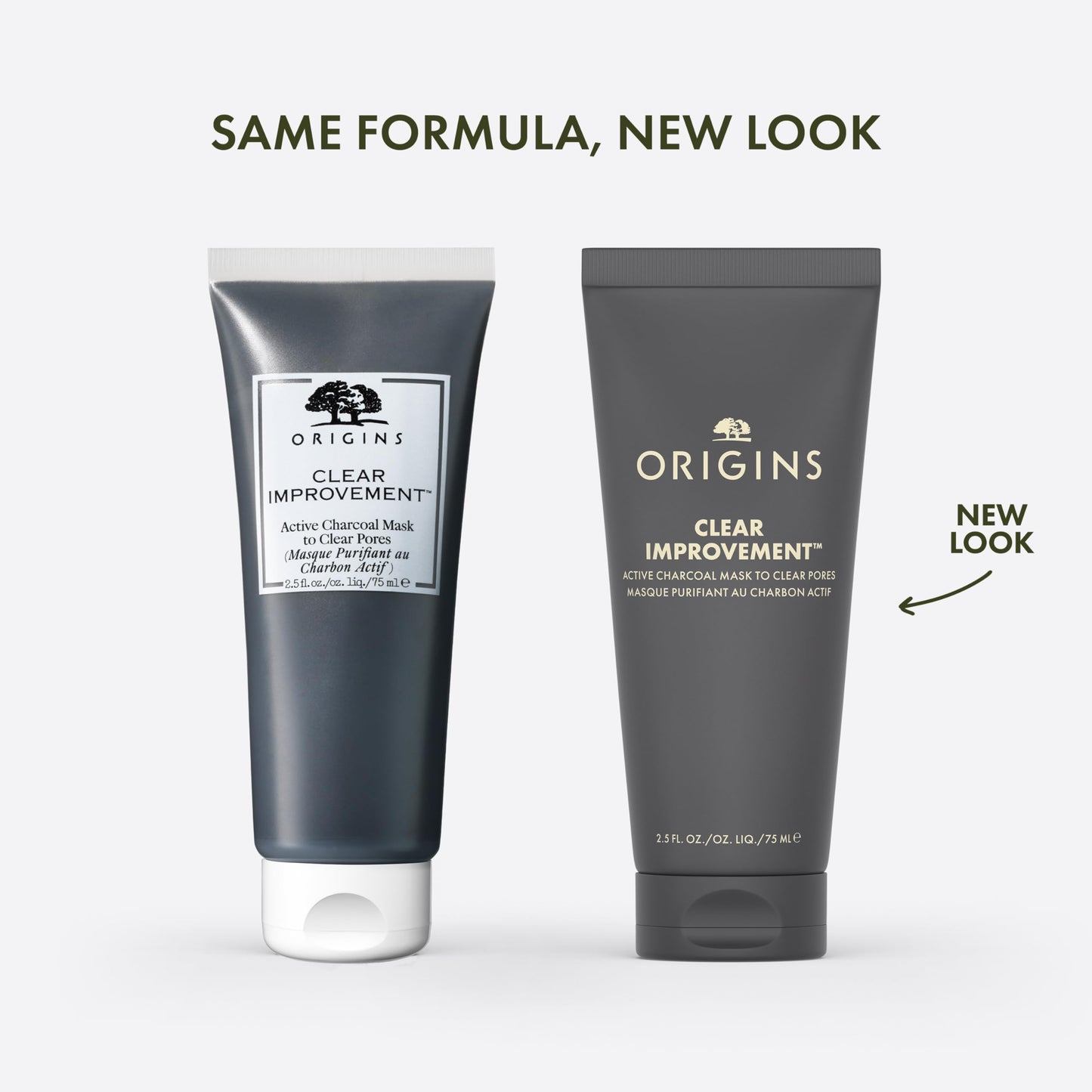 Origins Clear Improvement Active Charcoal Mask to Clear Pores | Purifies & Reduces Excess Oil | With Bamboo Charcoal