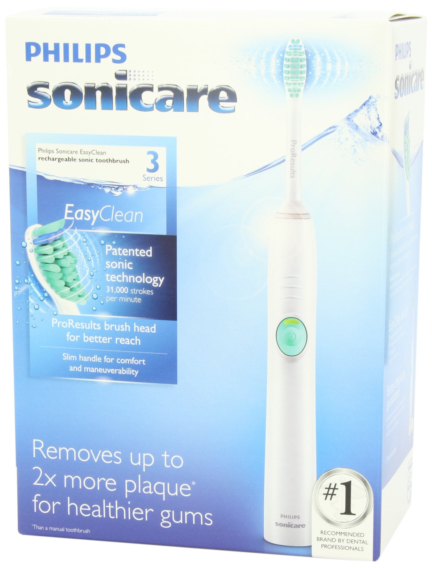 Philips Sonicare Easy Clean Sonic Electric Toothbrush, HX6511/50