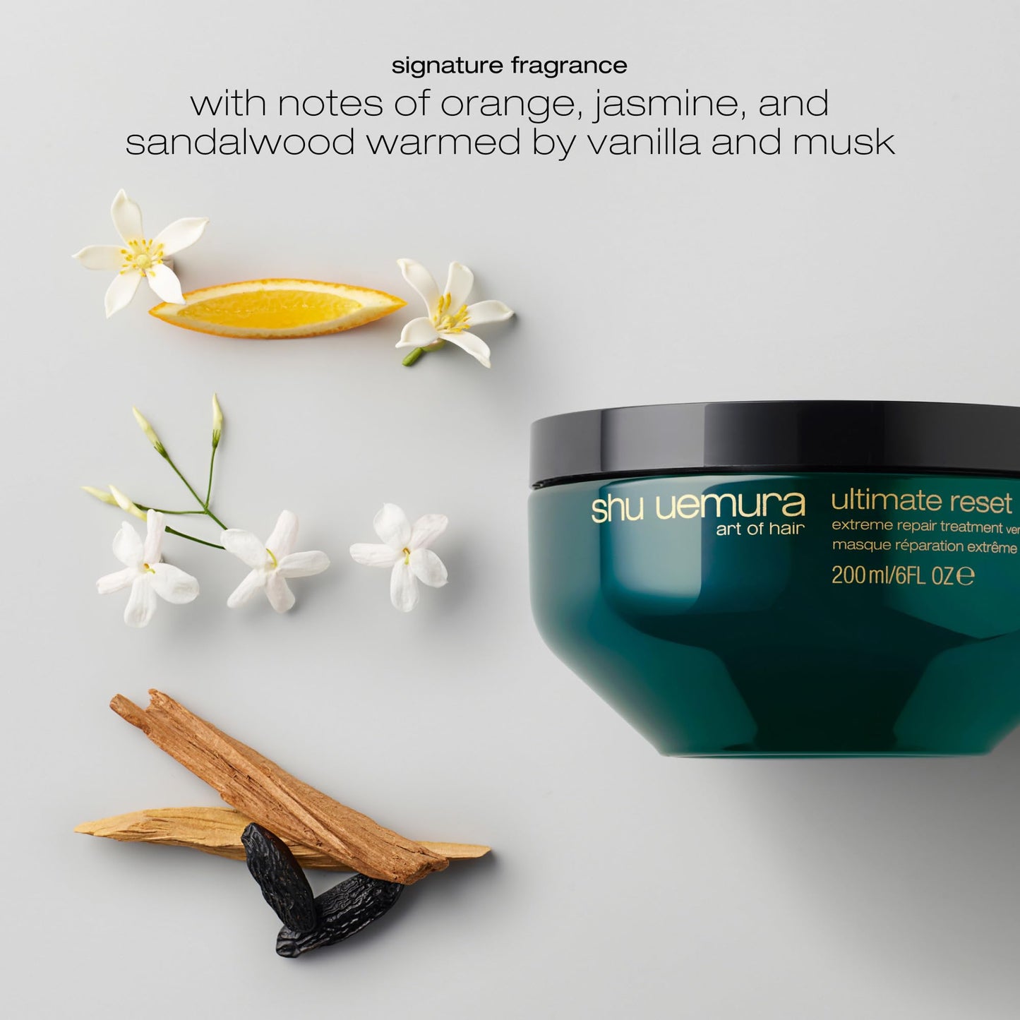 shu uemura art of hair ultimate reset extreme repair hair mask - formulated with japanese rice extract to reduce split ends and breakage, deeply conditions and nourishes very damaged hair